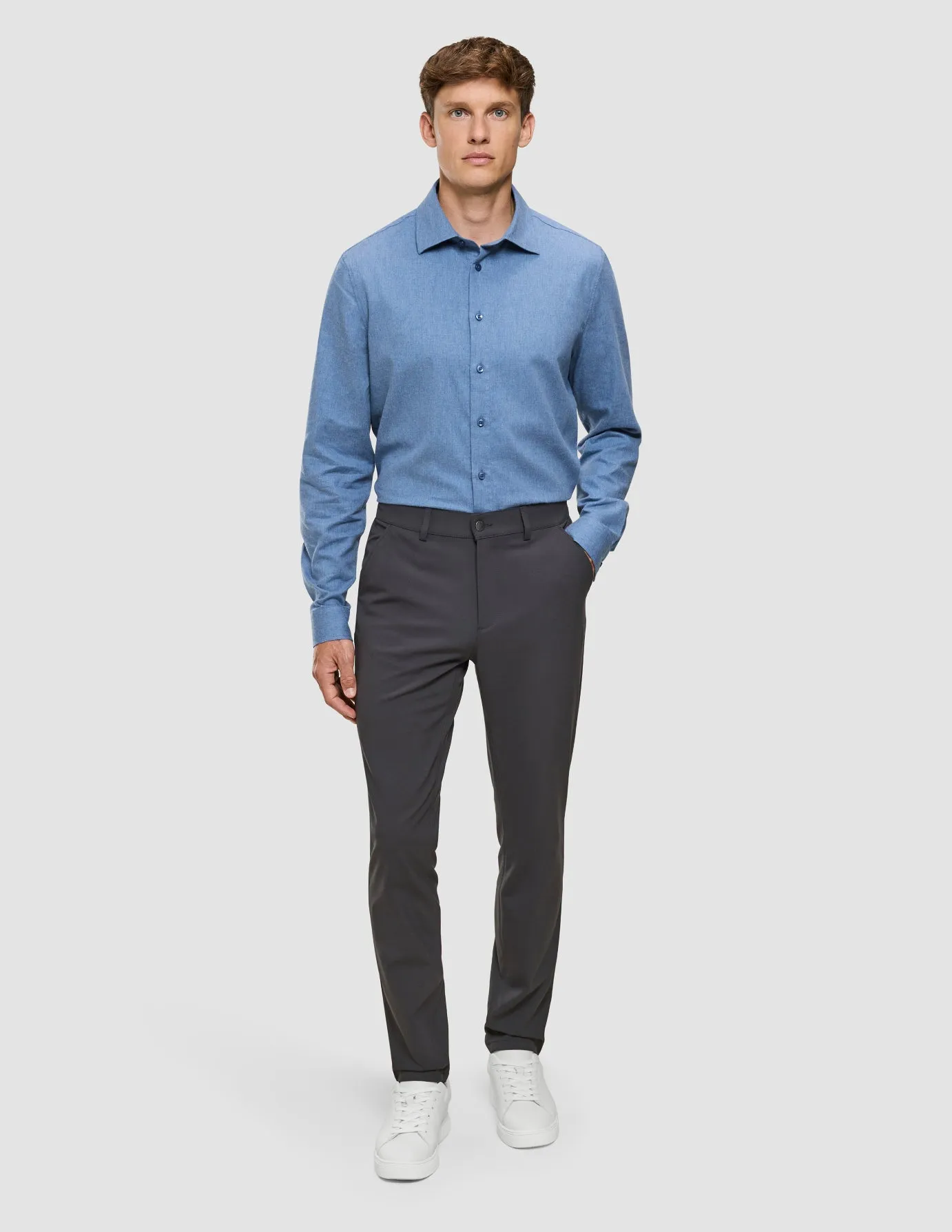 Essential Pants Slim Dark Shadow SeamlessPocketDesign