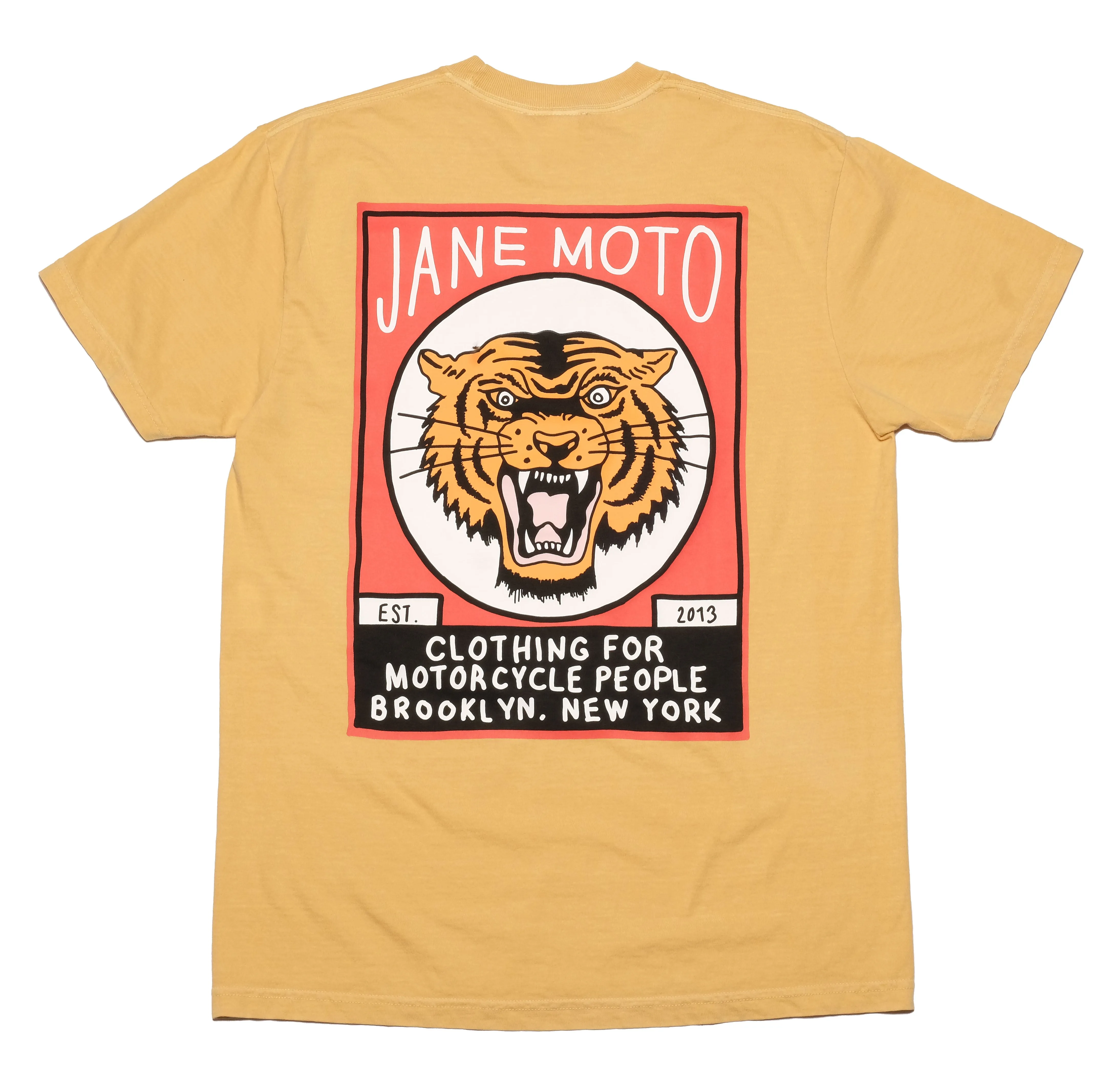 Smart Fashion High-End Quality LUDLOW TIGER COLOR SHORT SLEEVE - MUSTARD