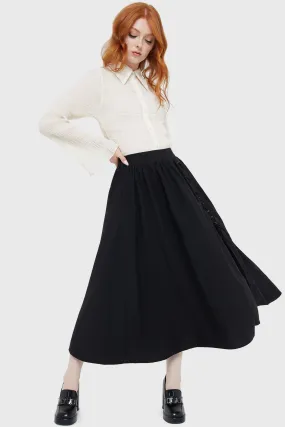 Stylist Pick Calm Mood Haven Hollow Skirt [BLACK]