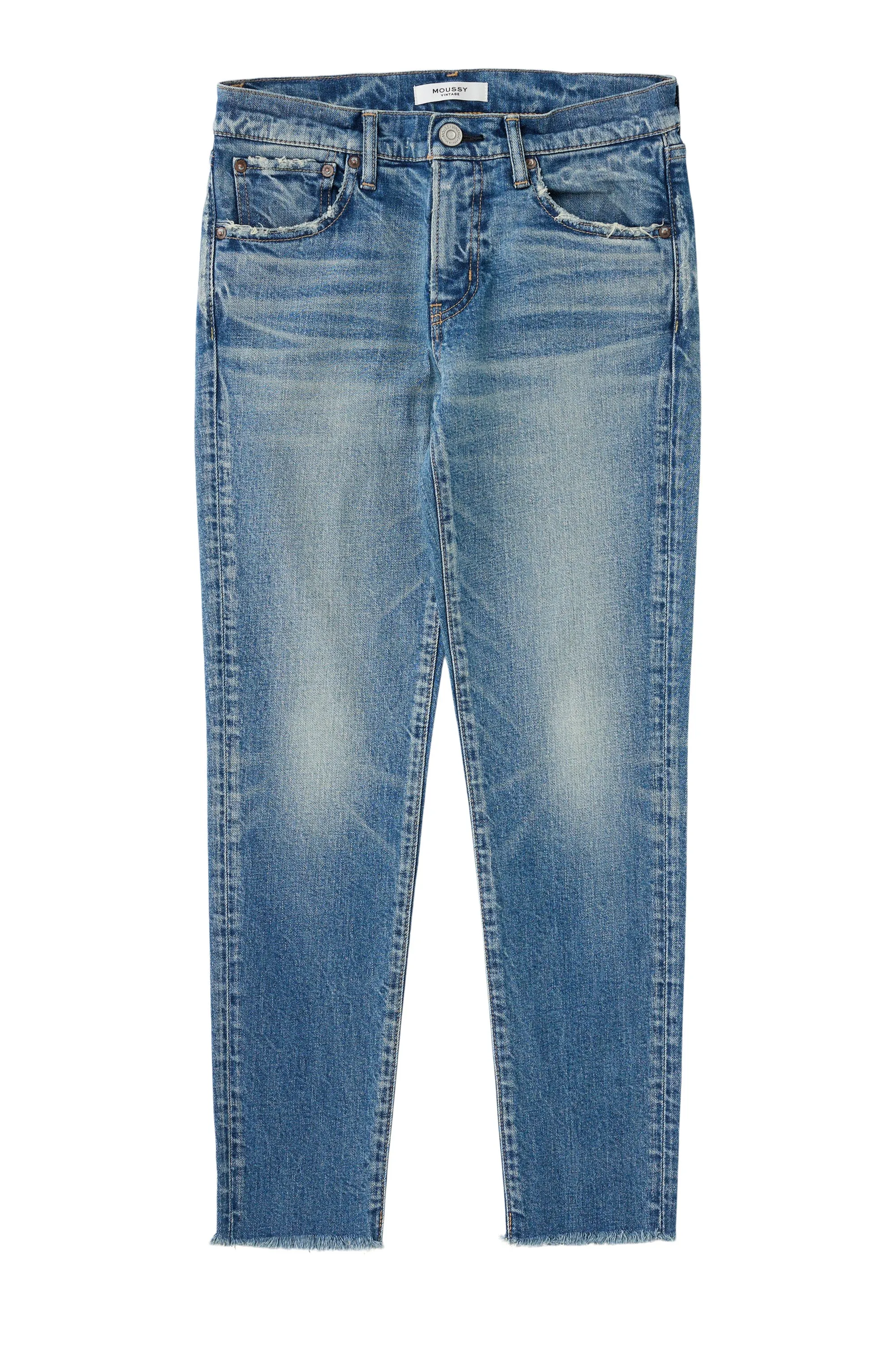 Reliable Outfit Moussy Denim Hawthhorne Skinny Jeans in Light Blue