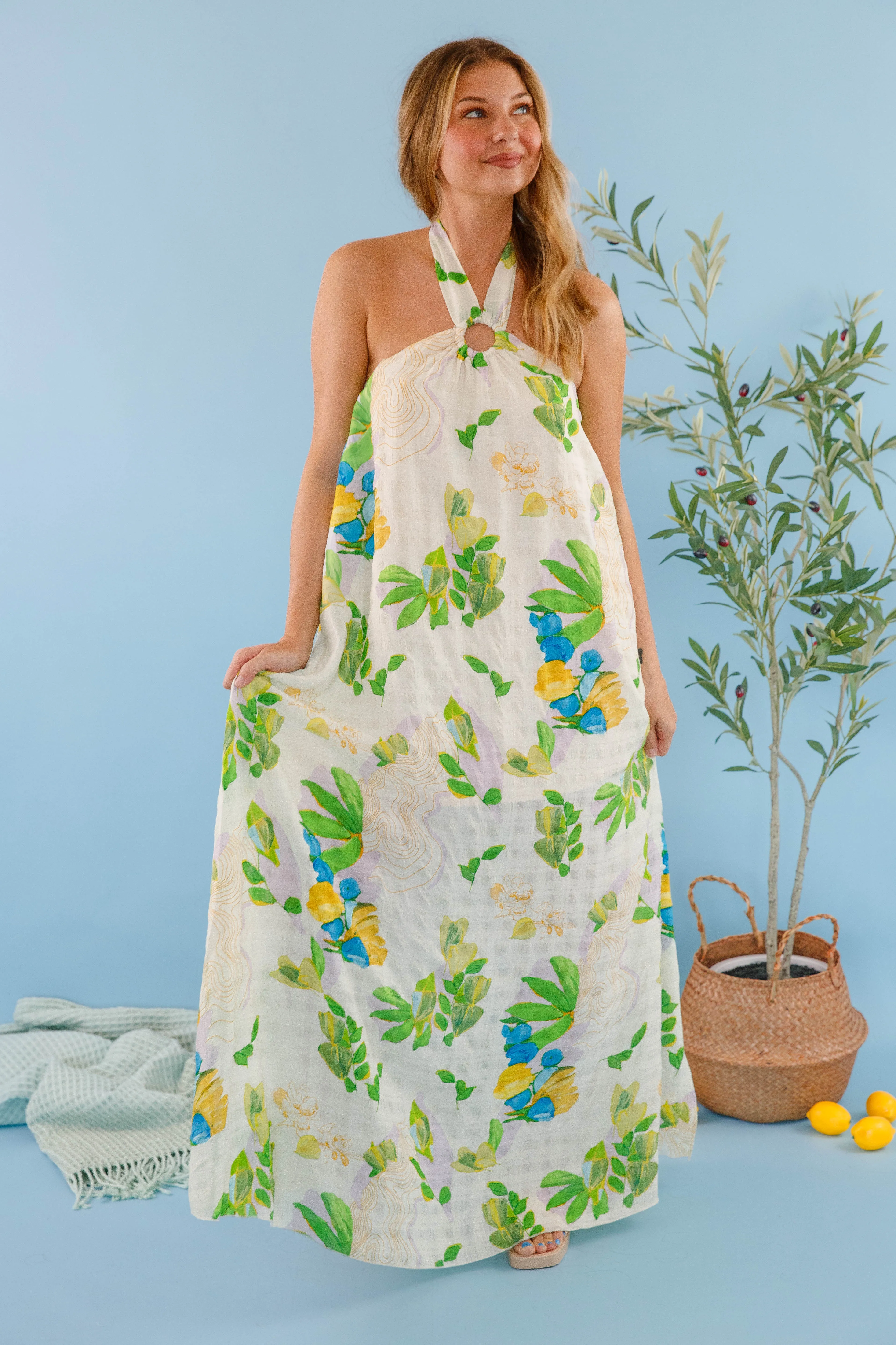 Timeless fitted silhouette Make It Your Own Maxi Dress