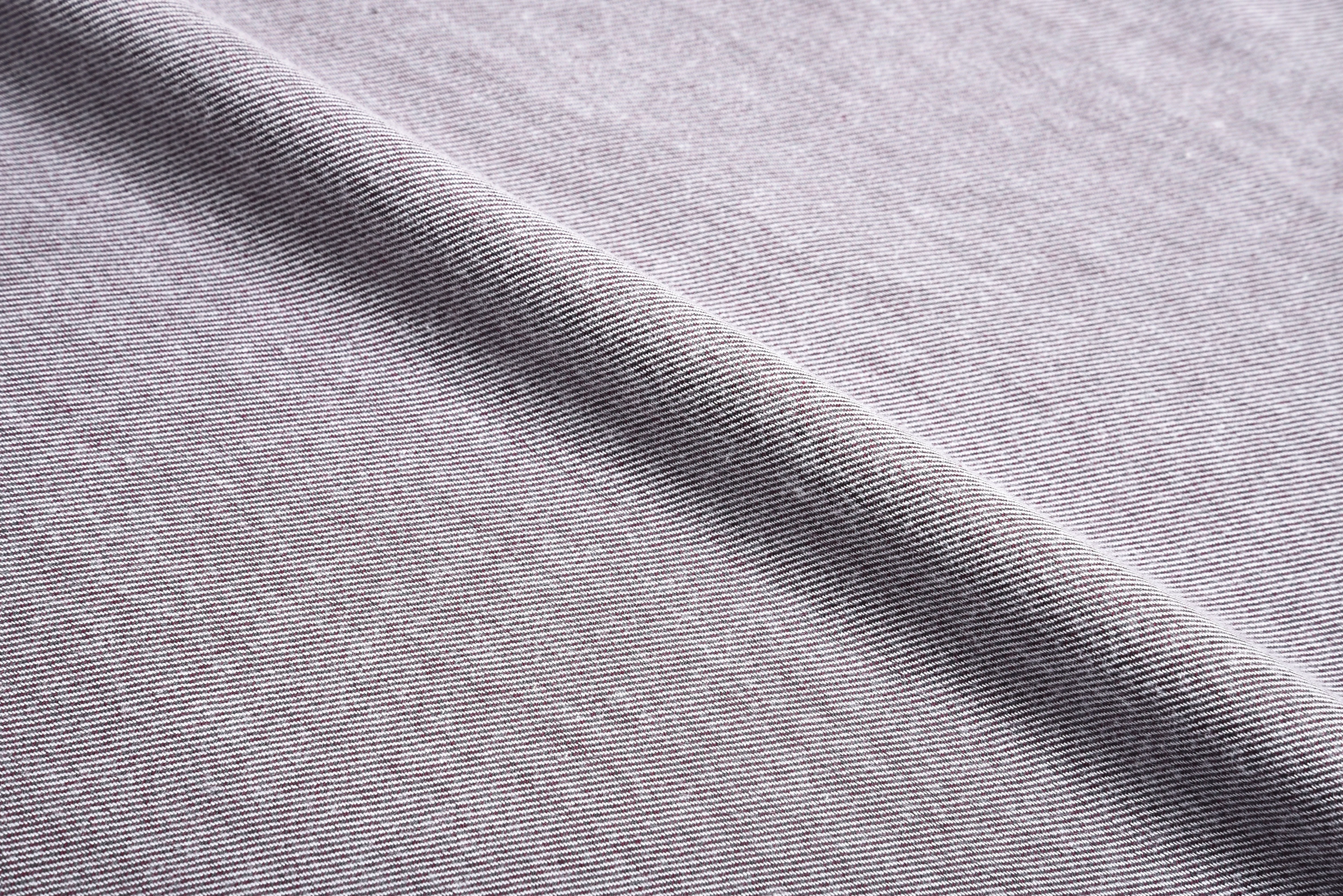 Layering Piece Festival Fashion Maroon Twill Flannel Shirt