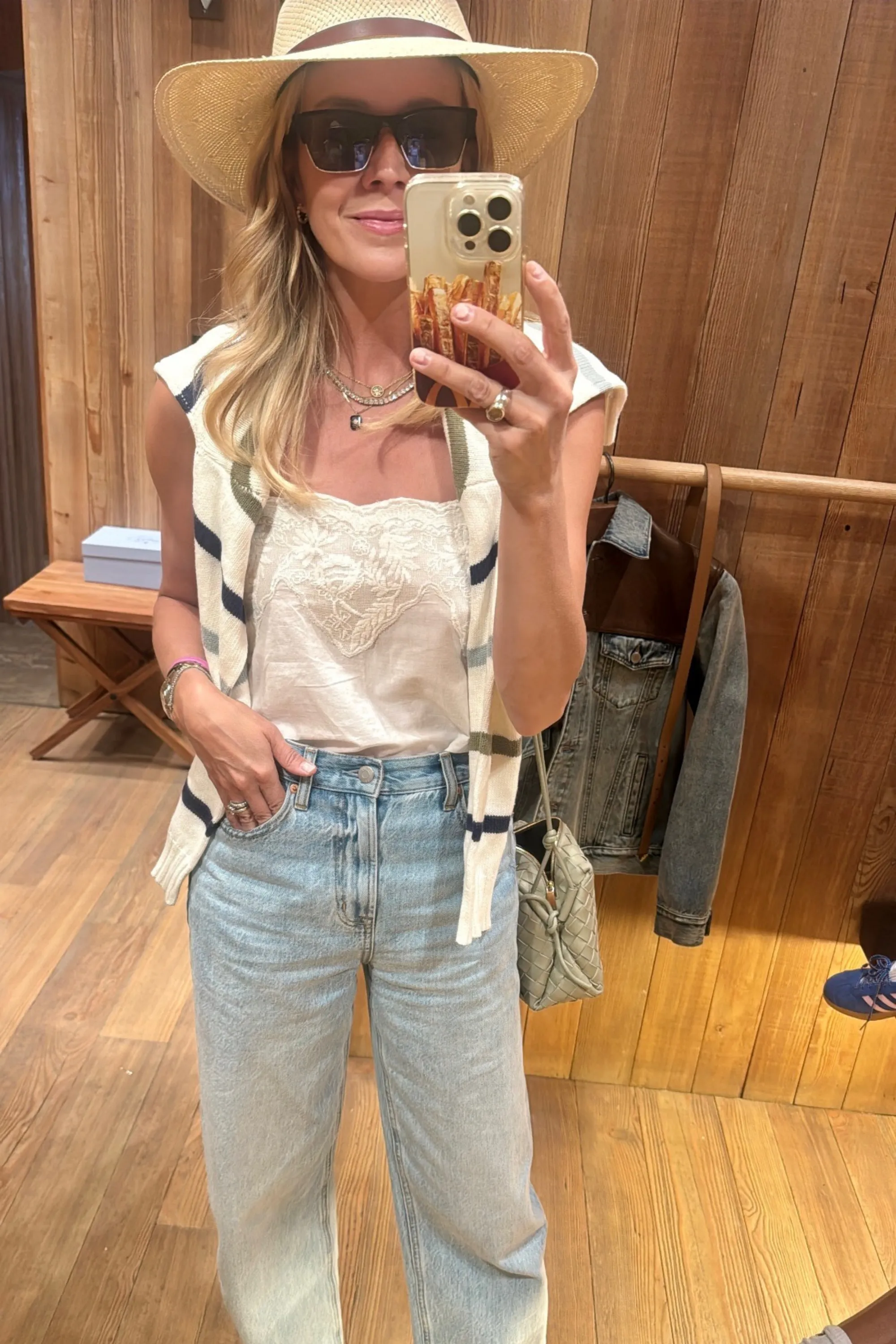 Reverseble Design MASON'S DAUGHTER | Danielle Sweater, Cream Multi Striped Knit