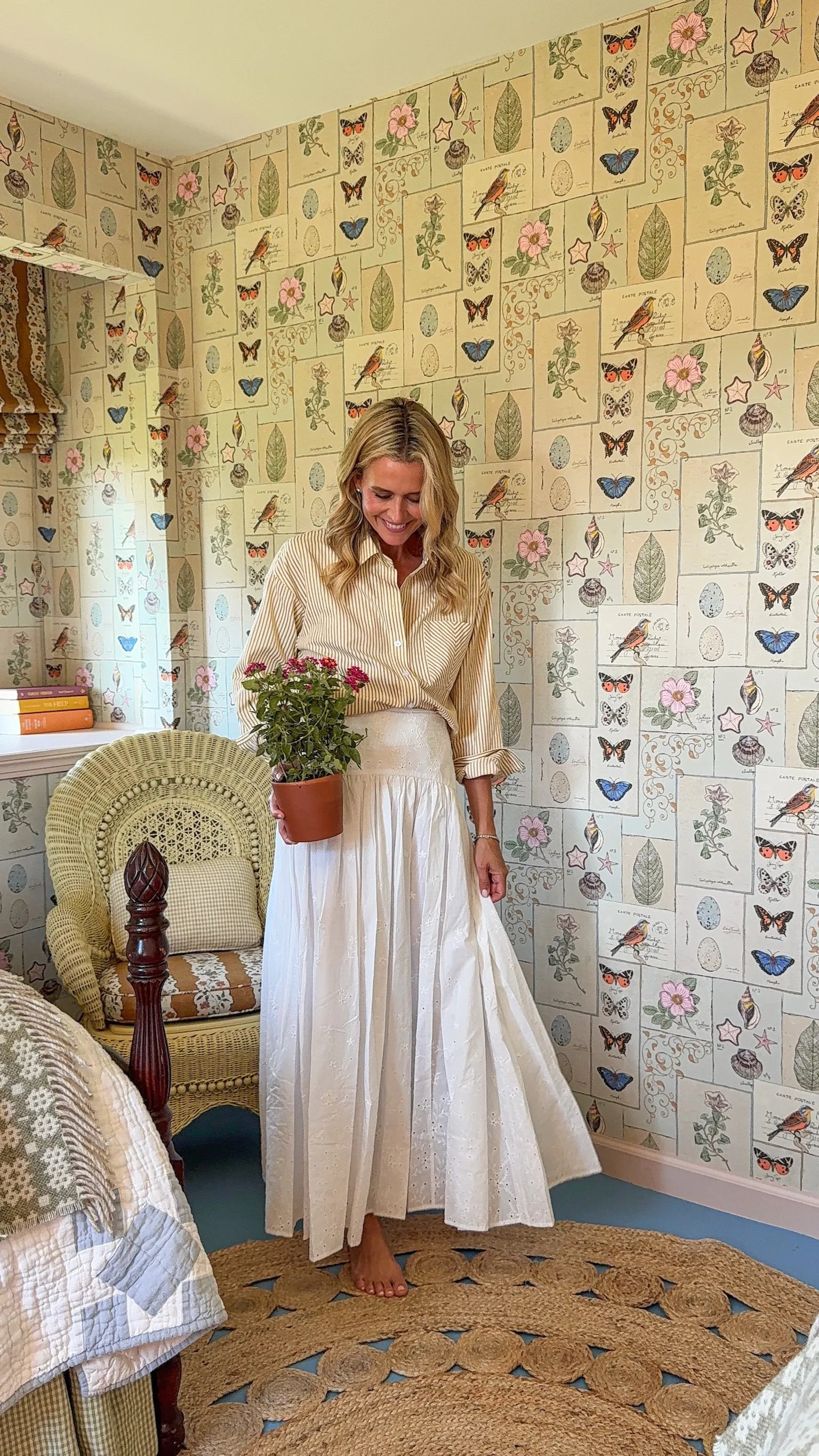 DoubleStitching Soft Touch Fabric MASON'S DAUGHTER | the Matthew Shirt, Mustard Striped