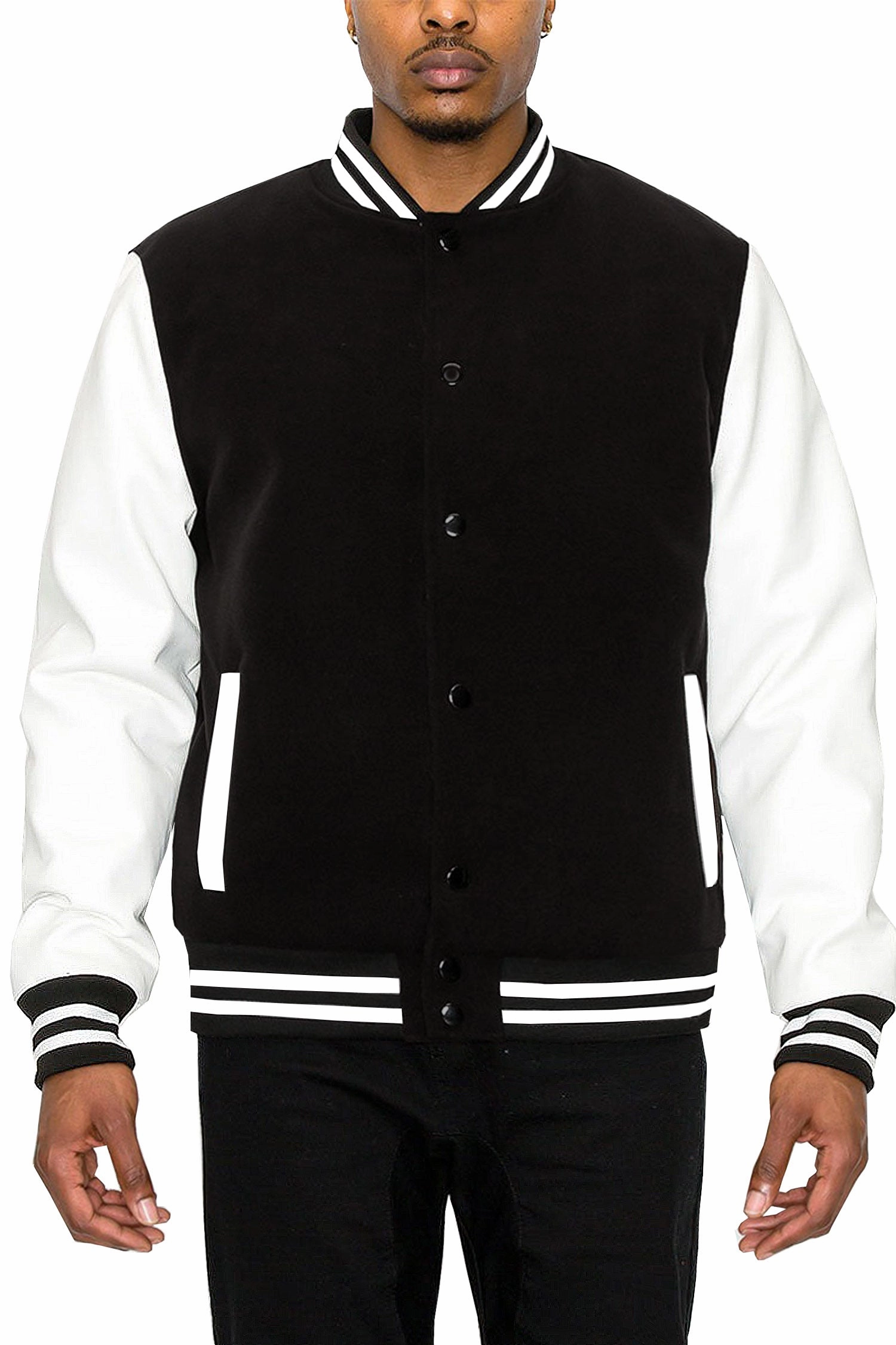 EasyClean Coating Men's Essential Melton Varsity Jacket