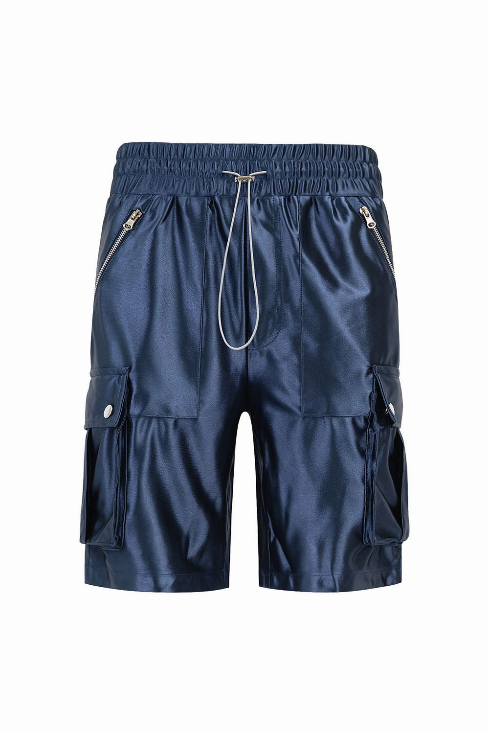 Men's Essential Satin Cargo Shorts Quick Fit Wear Anti Static Finish