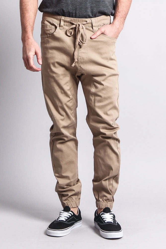 ThermalRegulation TailoredSilhouette Men's Jogger Twill Pants (Khaki)