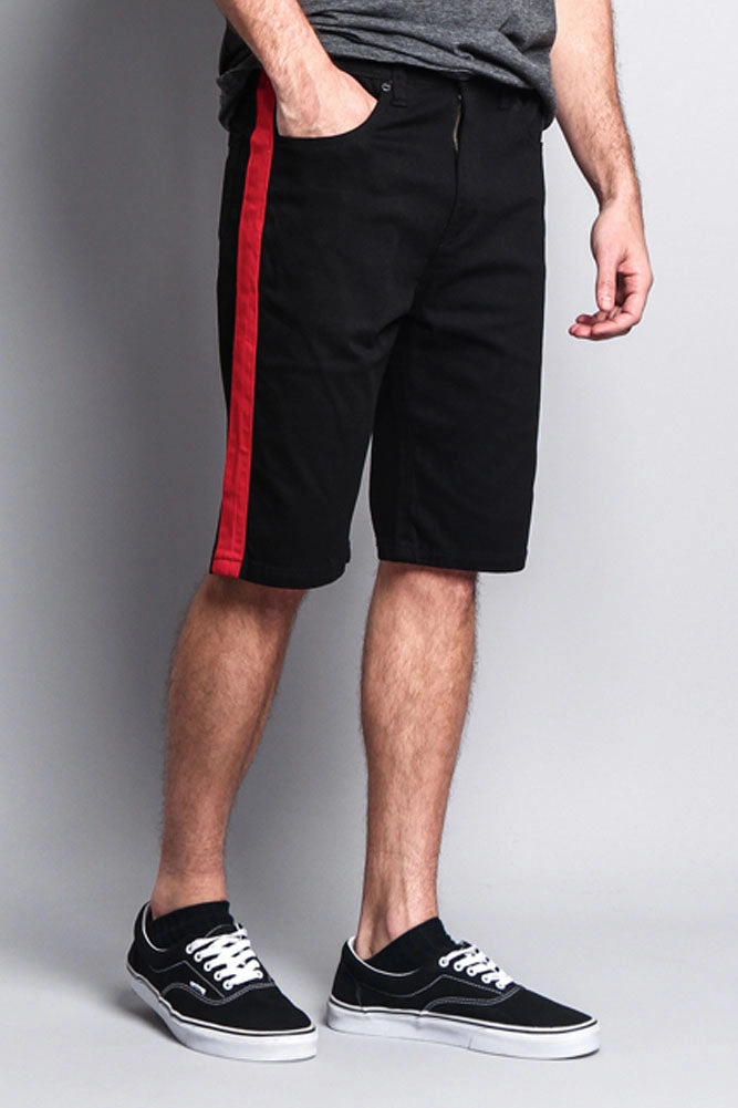 Flexible shape Functional Stretch Men's Shorts with Accent Band