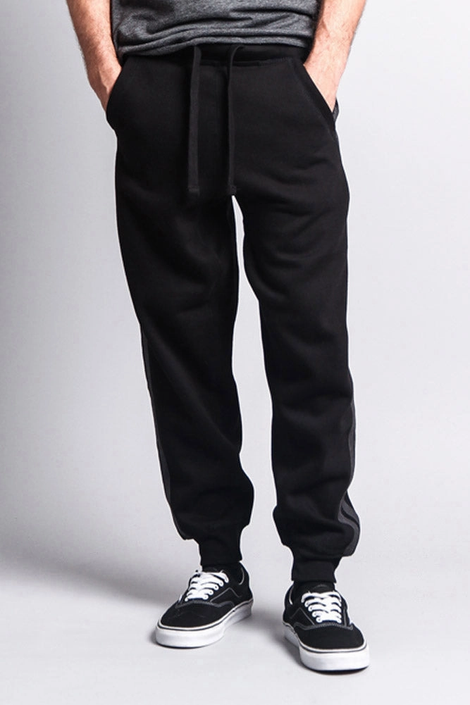 Men's Two Striped Sweatpants Light Shape