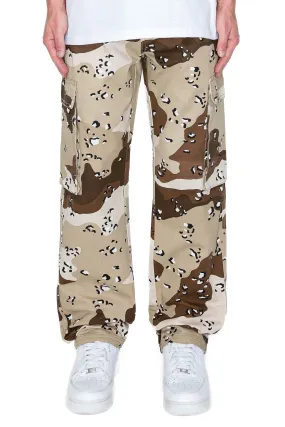 BreathableMeshLining Men's Baggy Fit Desert Camo Cargo Jeans