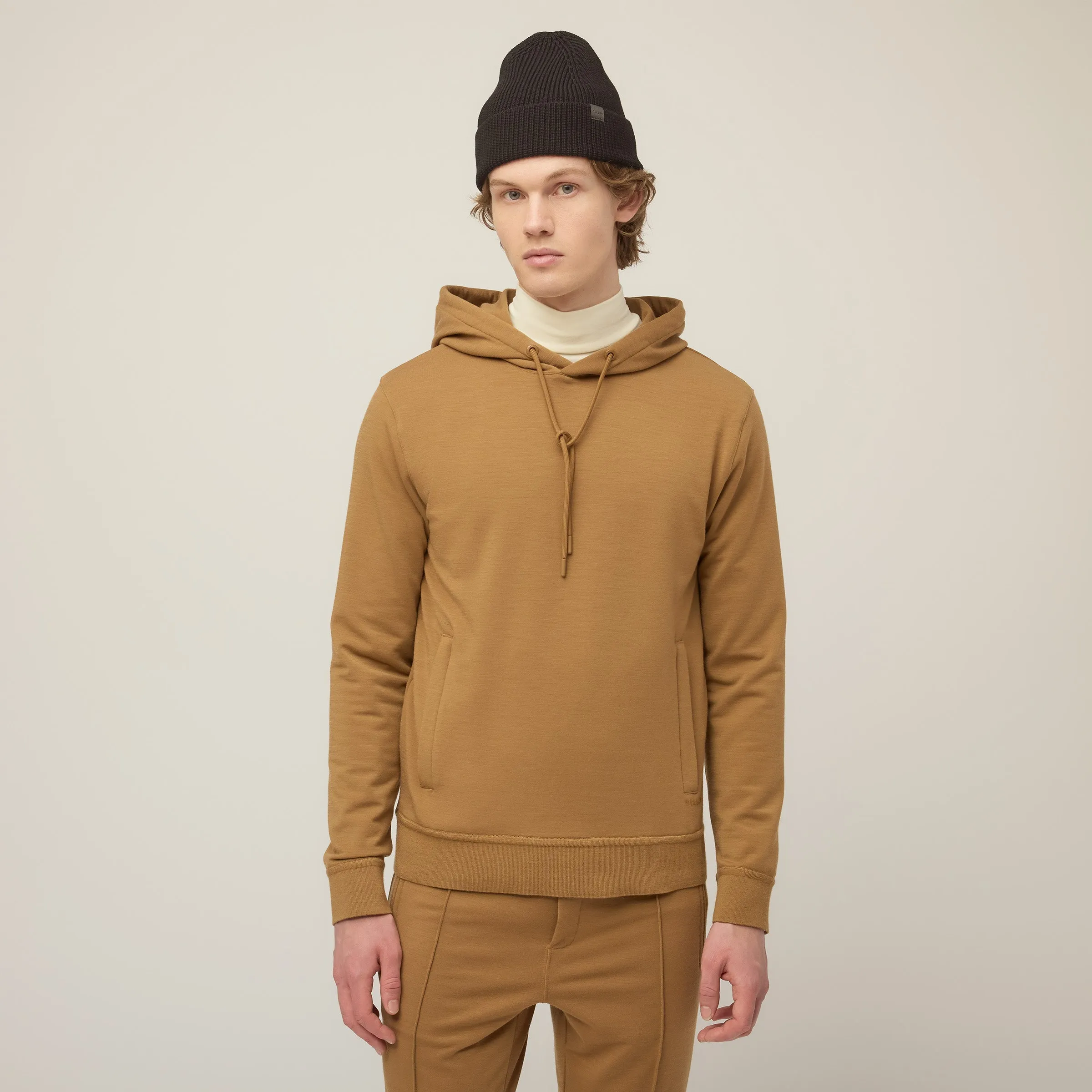 Merino Hoodie Casual Jacket AntiPilling Technology