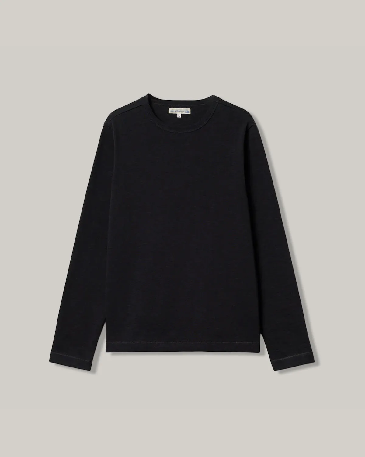 MERZ B. SCHWANEN 2S18 HEAVY L/S T-SHIRT - CHARCOAL Everyday Casual