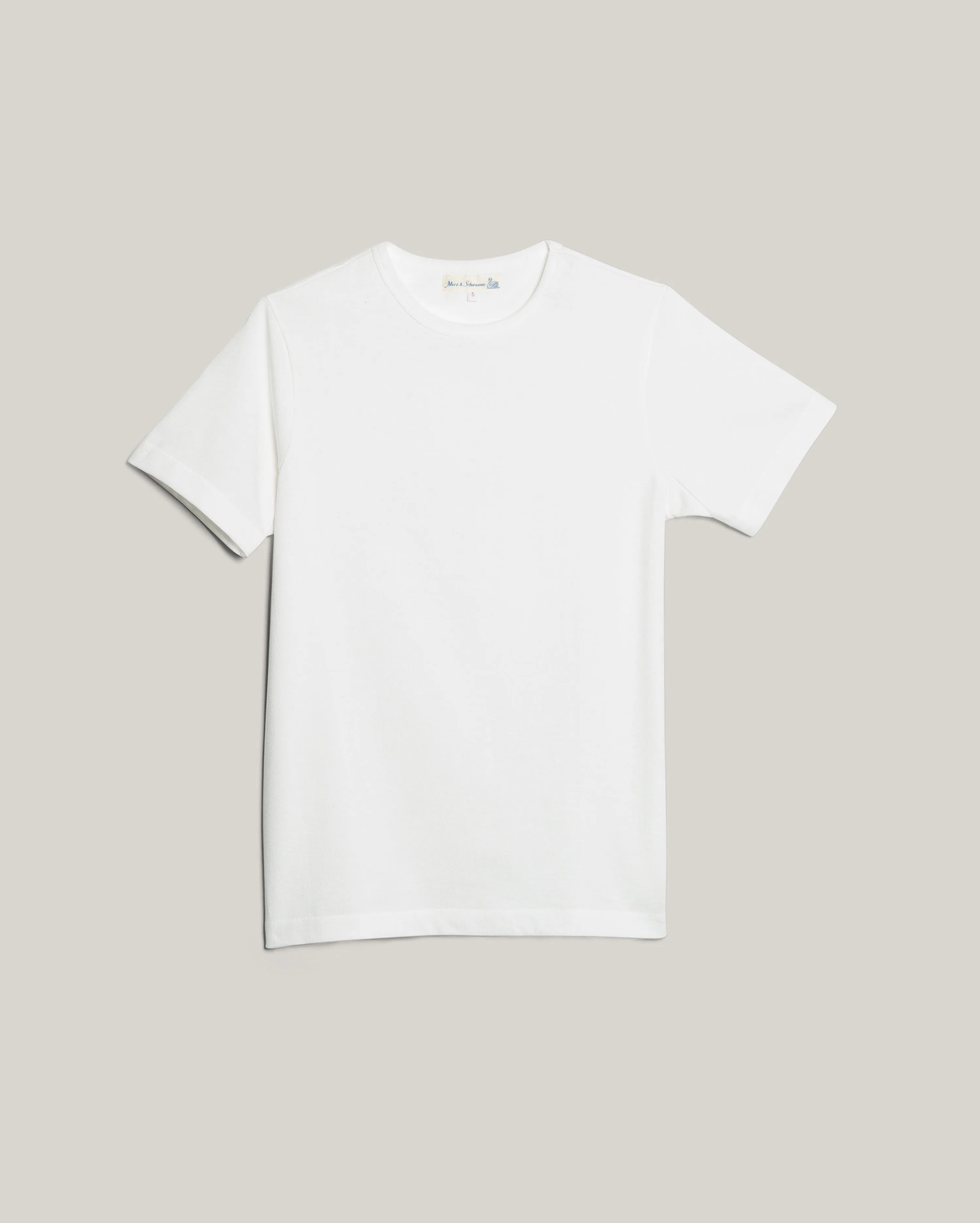 windproof MERZ B SCHWANEN CLASSIC T-SHIRT 215 - WHITE