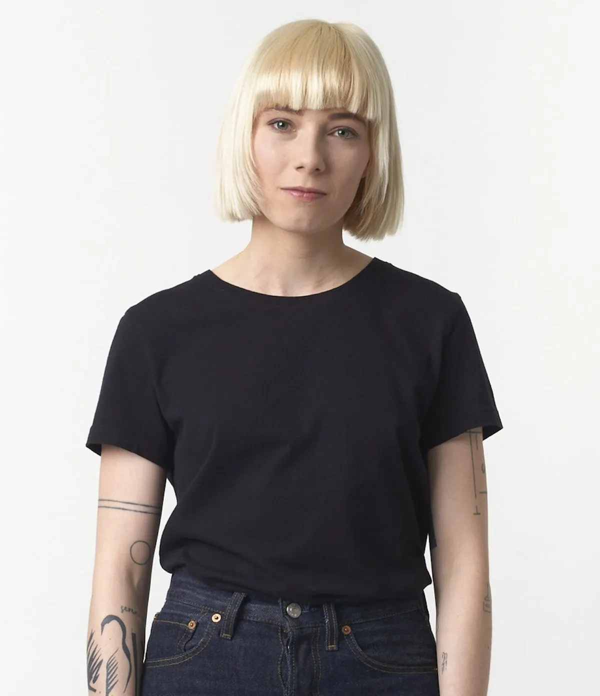 MERZ B. SCHWANEN WOMEN'S T-SHIRT - BLACK Sporty Fit