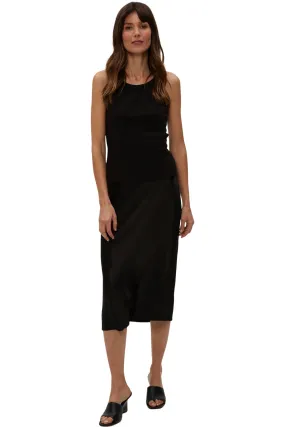 Sleek Look Body Fit Michael Stars Leila Bias Midi Skirt