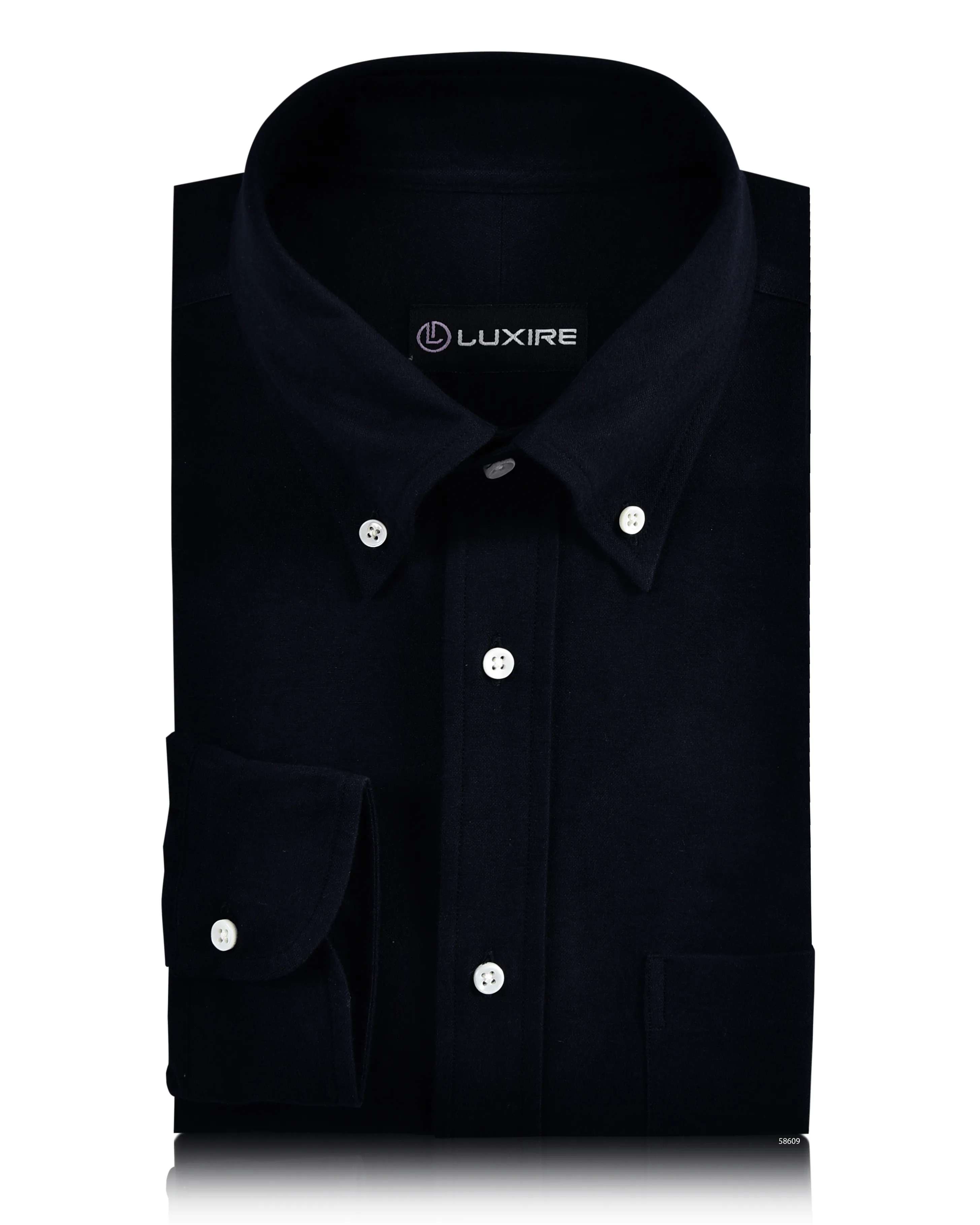 Traveler??s Choice Layering Essential Mid Night Navy Oxford Shirt