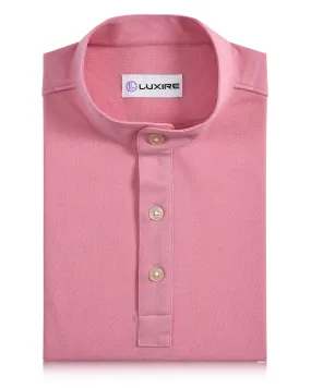 Winter Layering Thermal regulation Mid Pink Polo T-Shirt