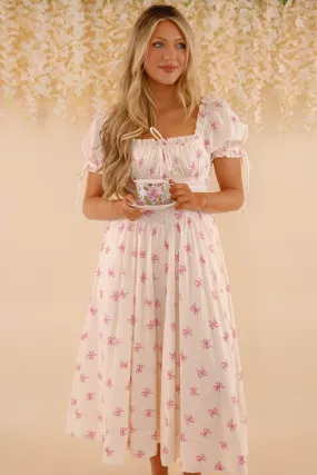 Refined Simplicity Satin Layers Charmed Energy Midi Dress