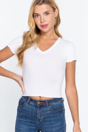 Exposure Lettuce Rib Tee Bonded Seam Technique Compression Fit