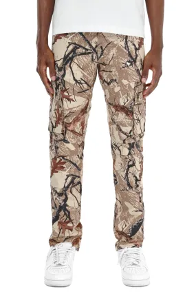 Anti Pilling Textile Organic Cotton Blend Men's Hunter Camo Cargo Pants