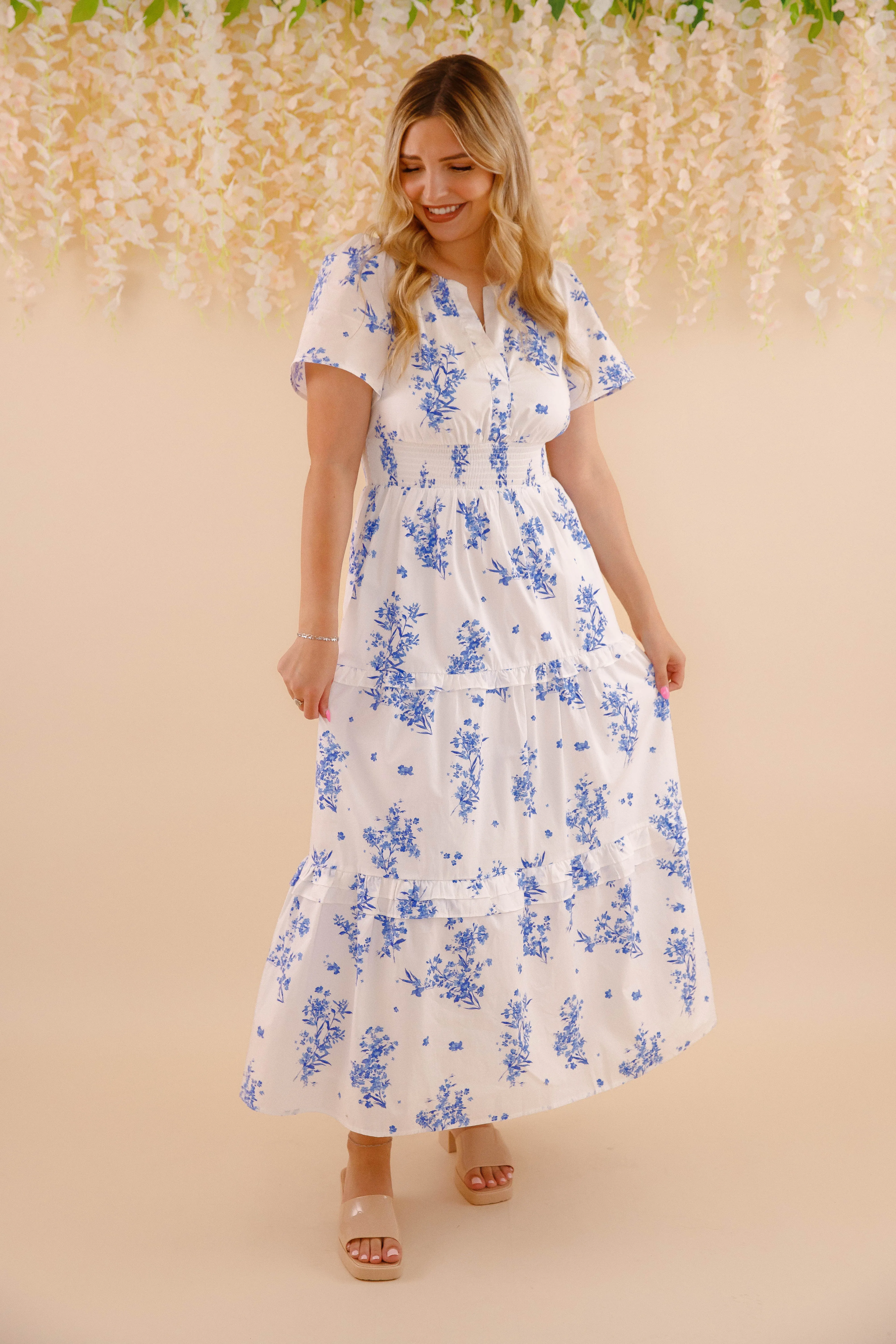 Soft Spoken Maxi Dress Smooth Surface