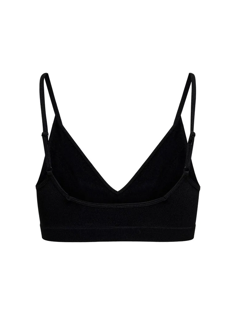 Lucy Seamless Bra Top Breathable Knit Fabric
