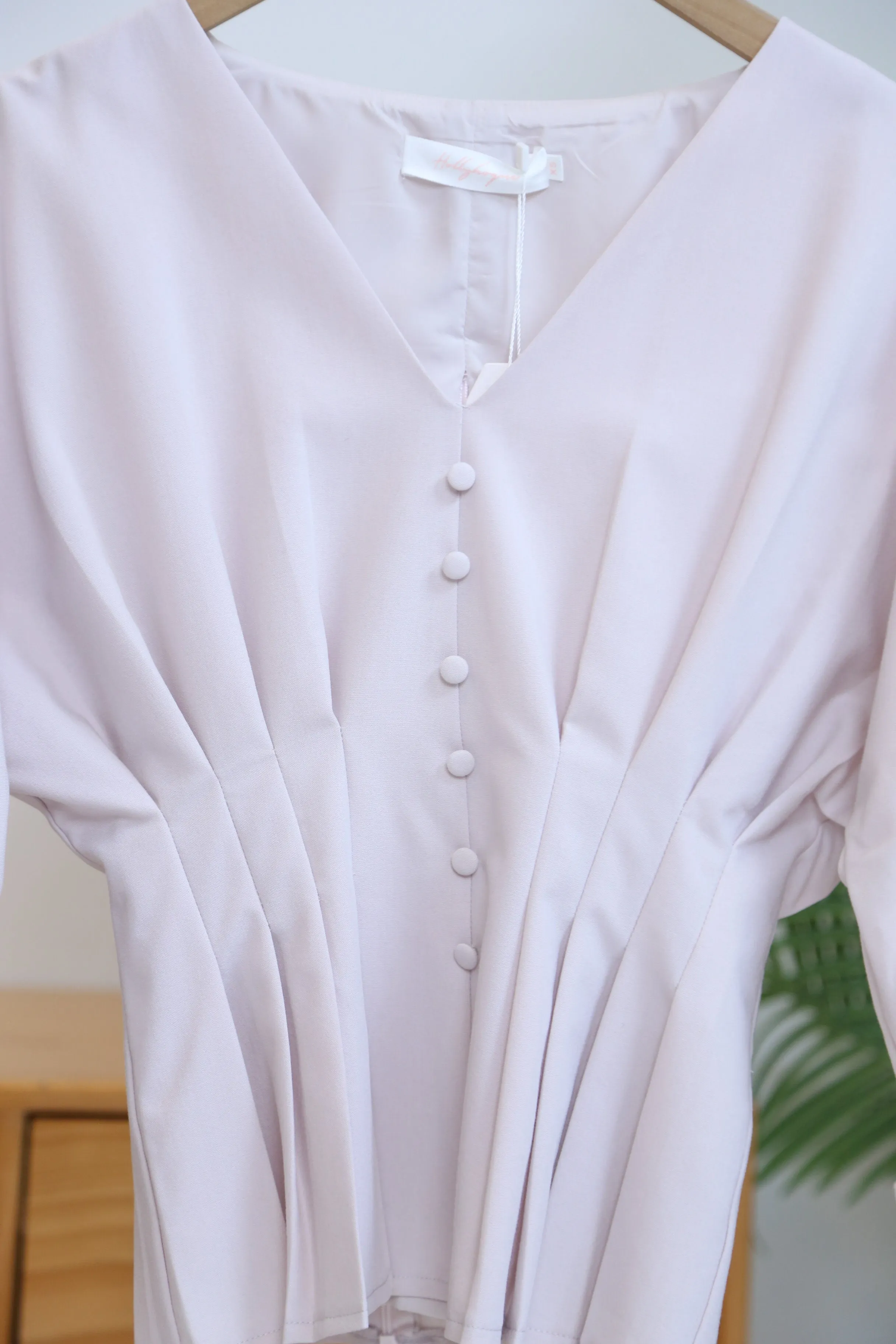 Kyoto Waist Blouse Blush HighElasticity Thread