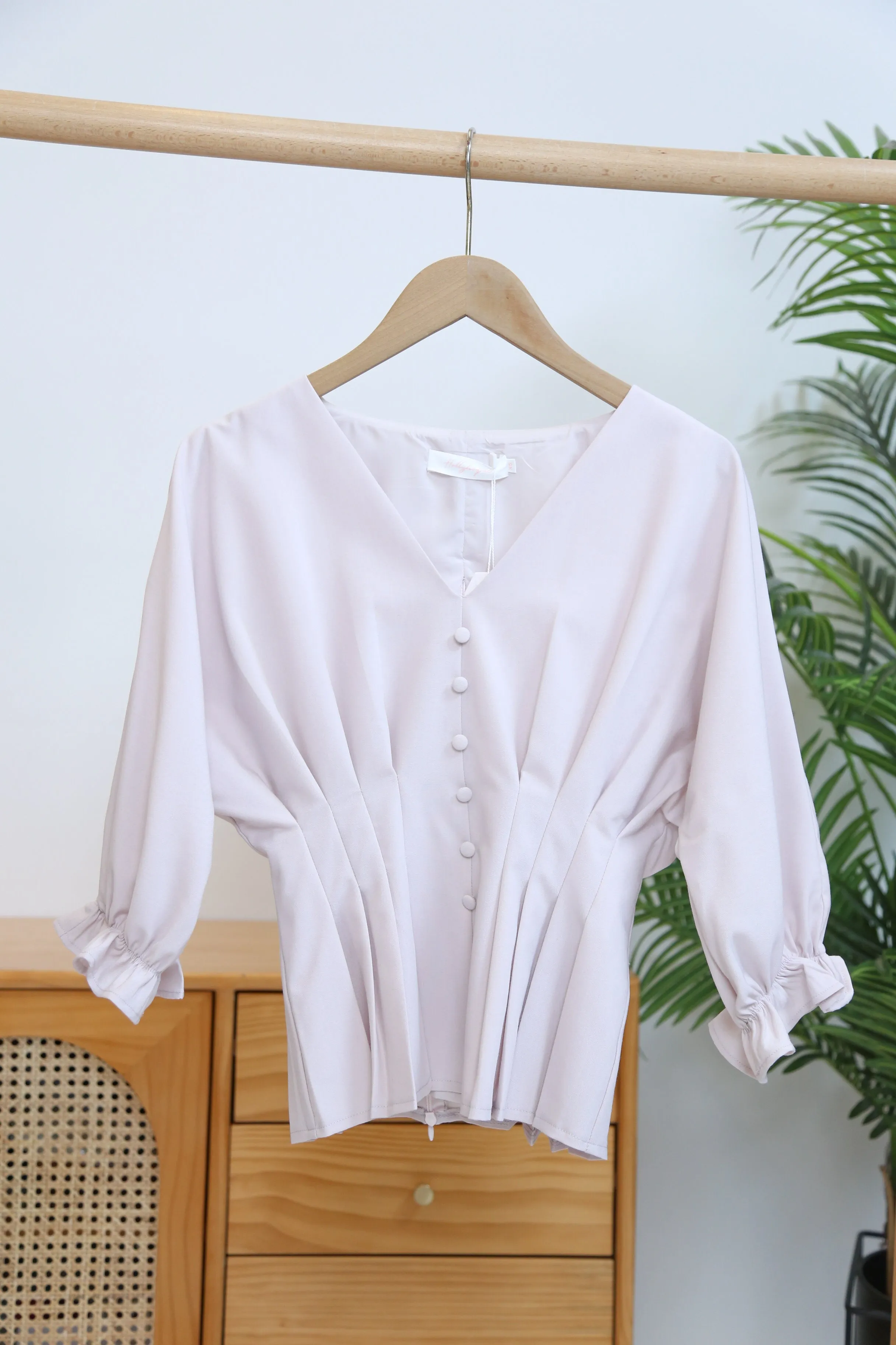 MoistureWickingTechnology Kyoto Waist Blouse Blush