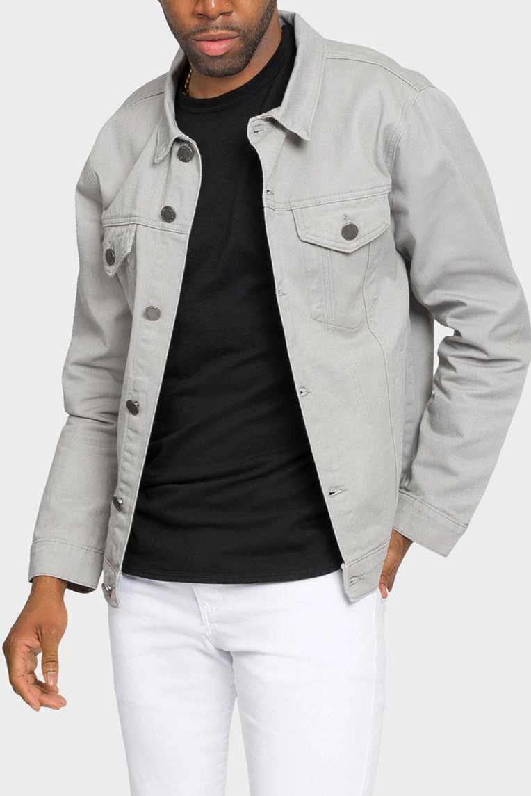 Slip Resistant Grip Essential Colored Denim Jacket