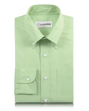 Moss Green Royal Oxford Shirt Polished Placket
