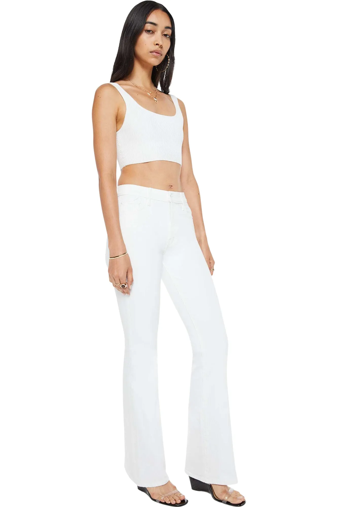 MOTHER Denim Weekender in Totally Innocent Smooth Road Trip Casual Design