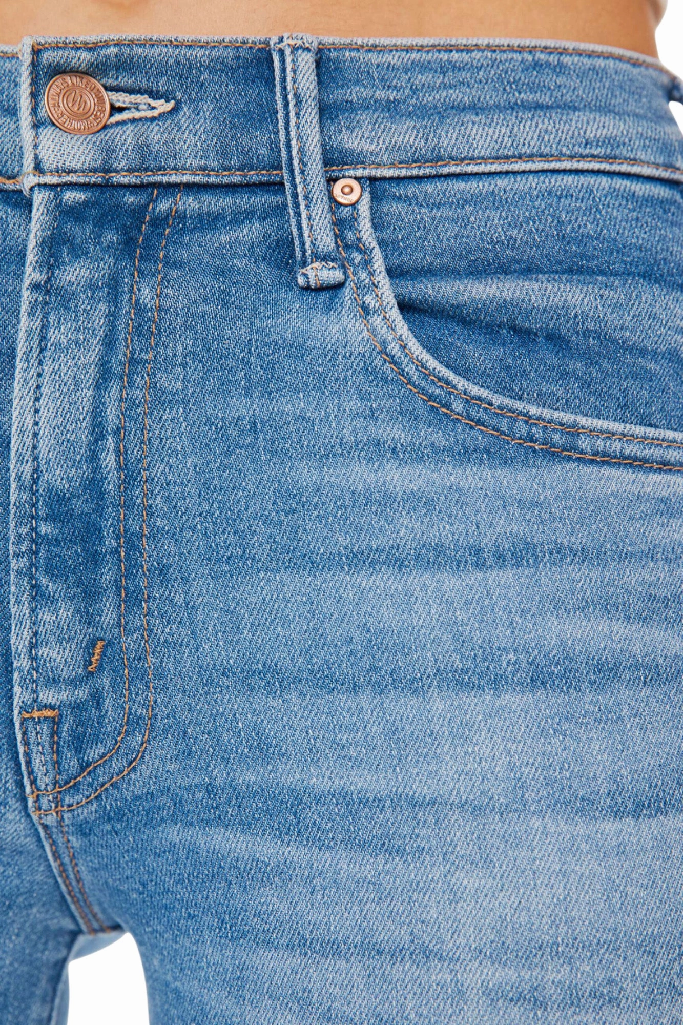 Daily Style Mother Denim Insider Crop Step Fray in Out of the Blue