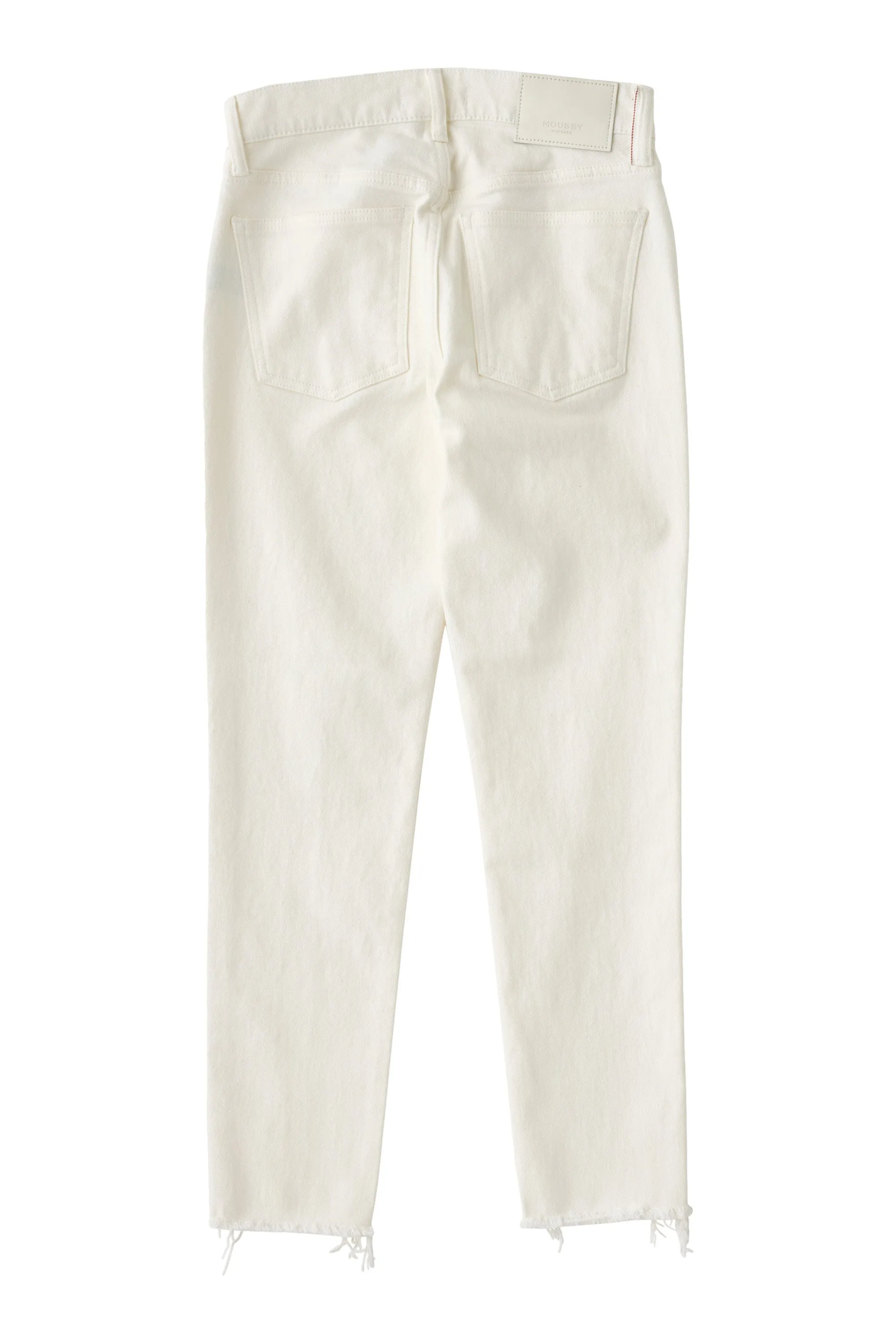 Moussy Denim Calvert Skinny in White Neutral Fit Piece