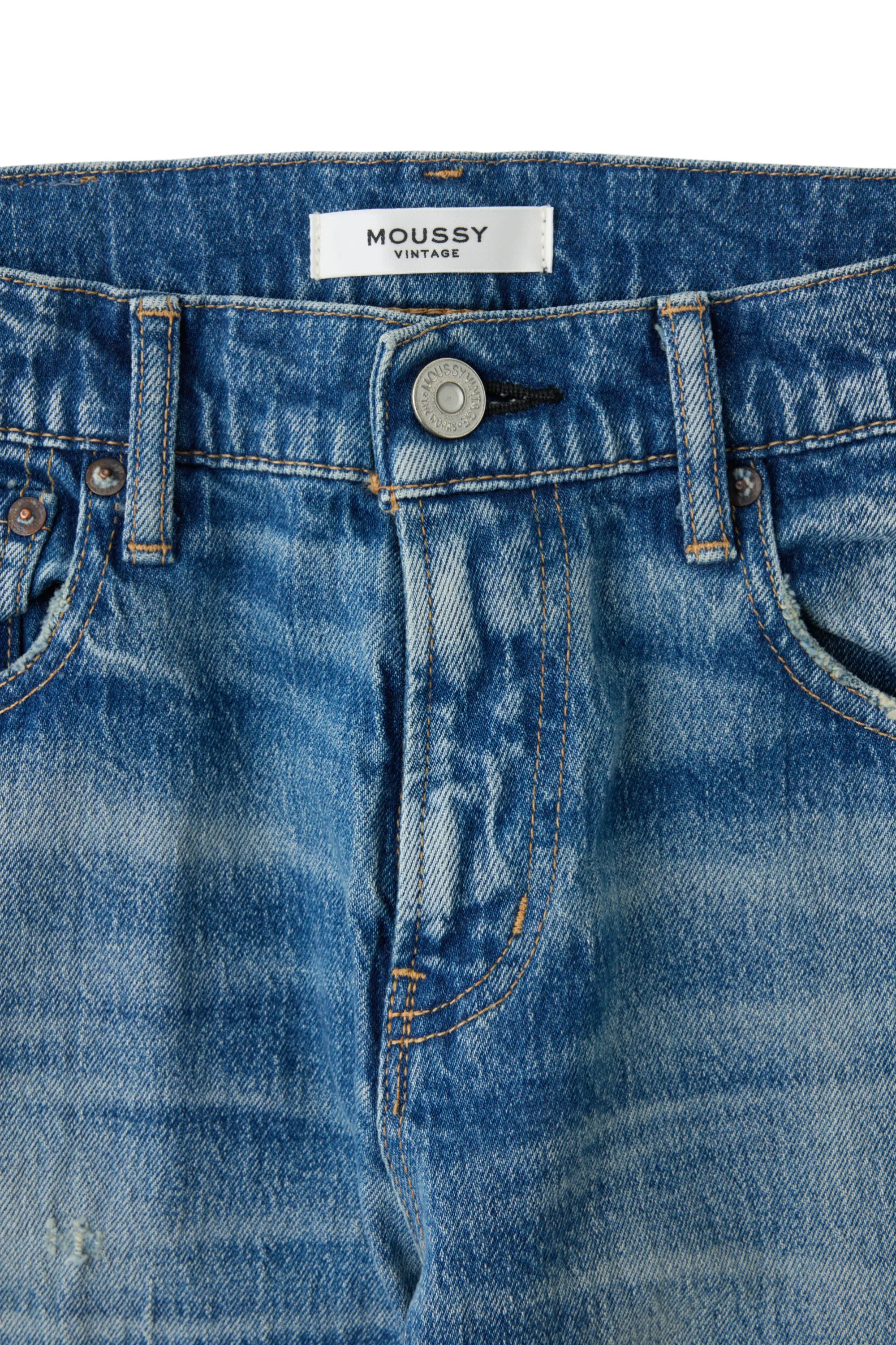 Moussy Denim Hammels Slim Straight in Light Blue Affordable Beach Day Core Item
