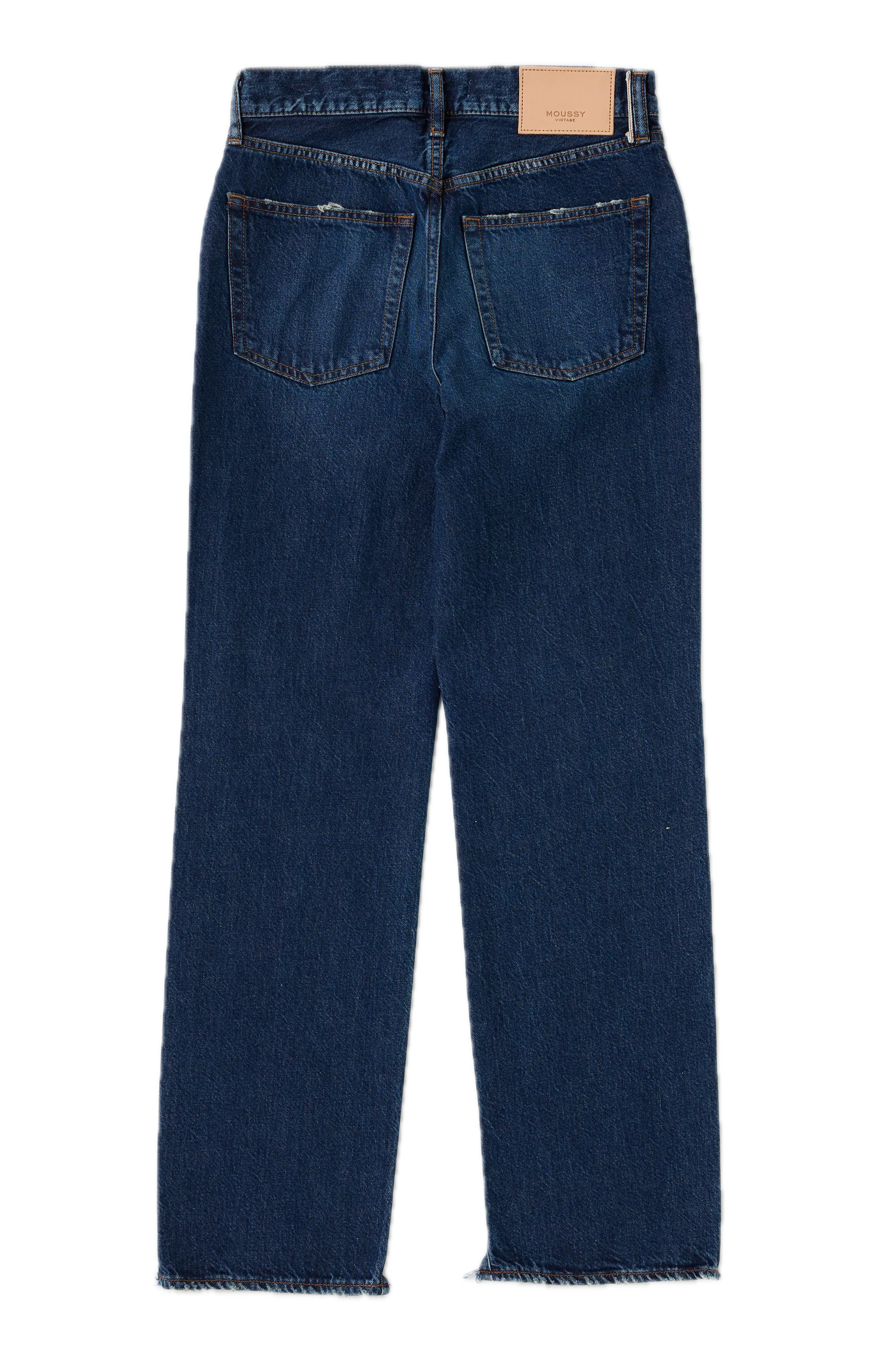 Daily Musthave Neutral Mood Moussy Denim Medley Straight in Dark Blue