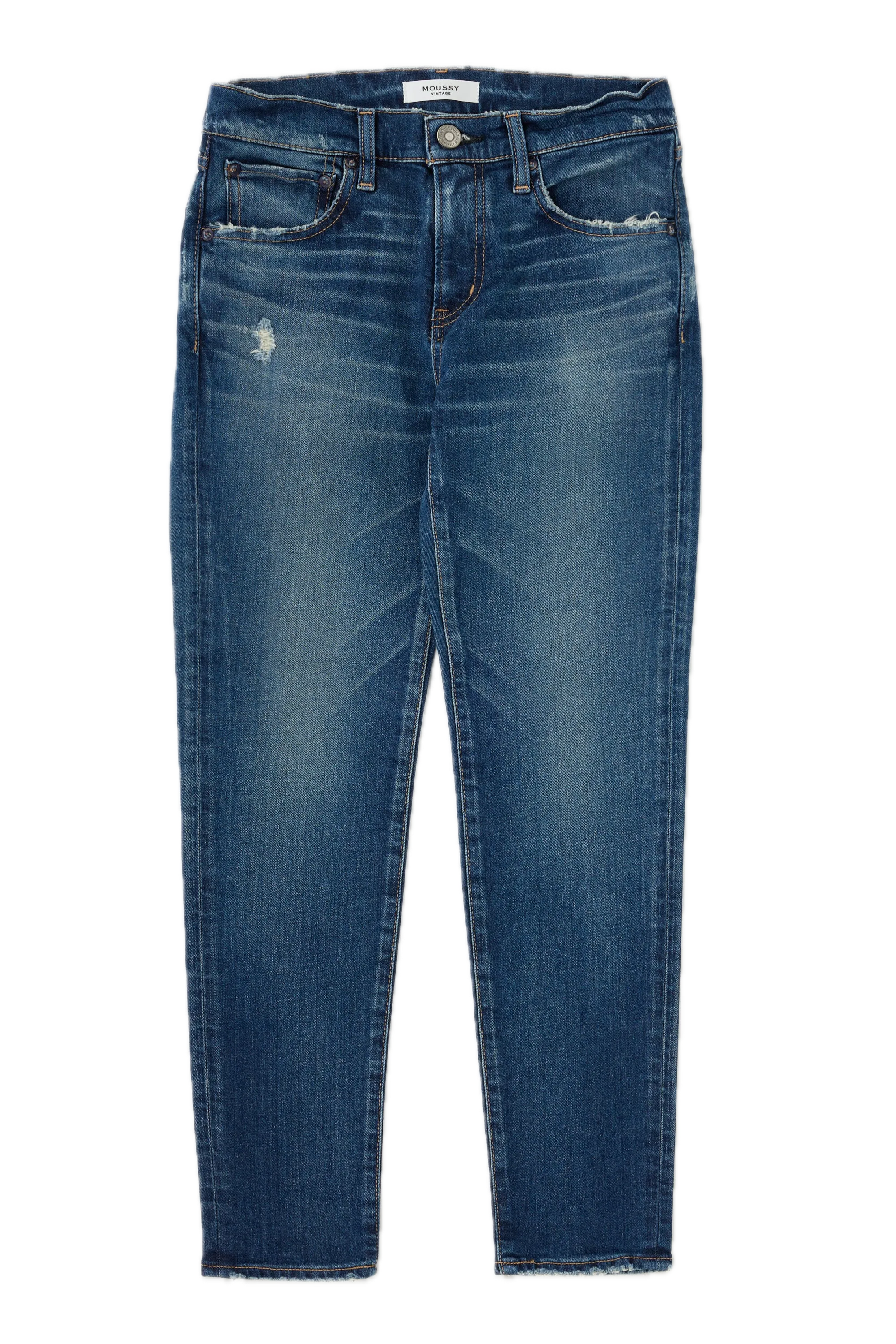 Durable Athlete Fit Travel Outfit Everyday Use Moussy Denim Pinecrest Skinny in Blue