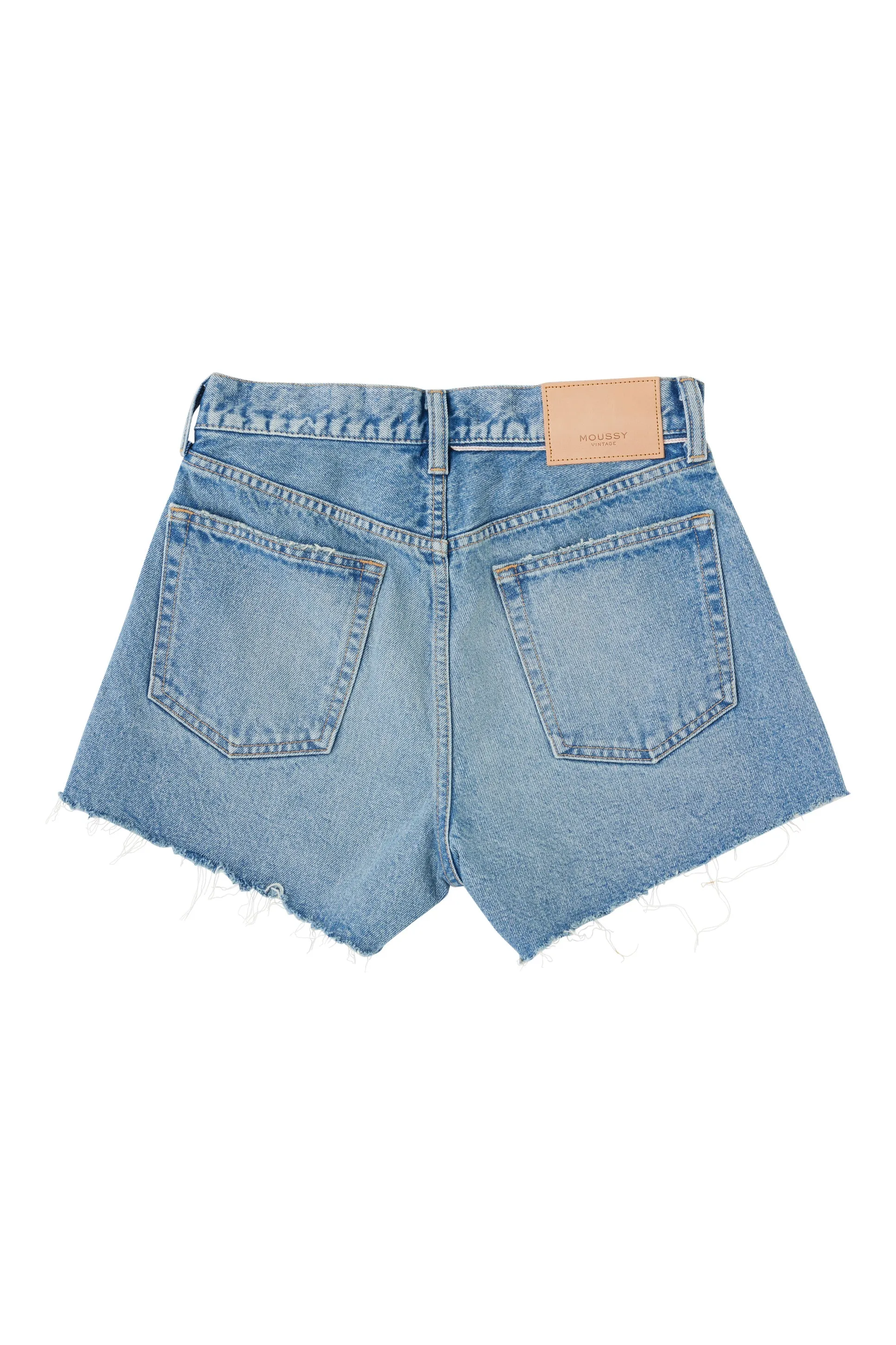 Moussy Denim Troppard Shorts in Light Blue Soft Comfort