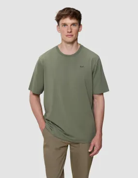 Ethically Sourced Cotton Supima T-shirt Box Fit Legacy Clover Green