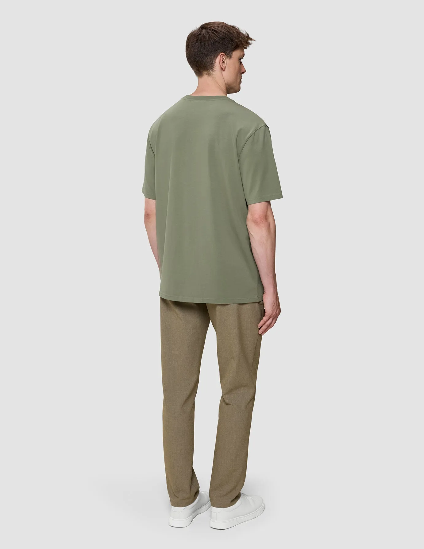 All-Day Wear Supima T-shirt Box Fit Legacy Clover Green