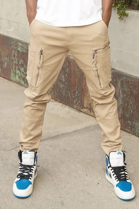 Quick Layering Men's Essential Utility Cargo Jogger Pants