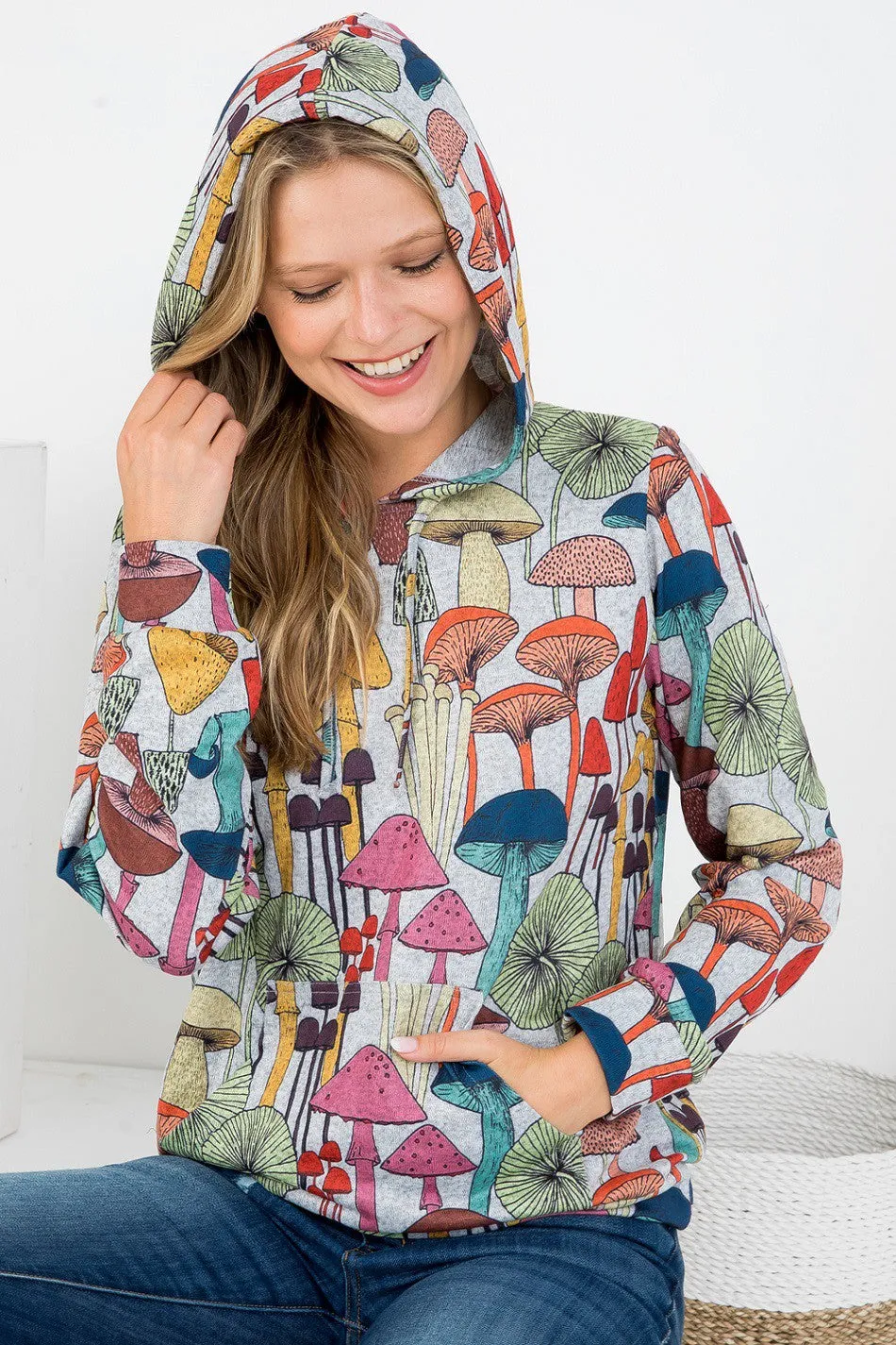 Comfy Knitwear Mushroom Hoodie