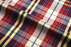 Navy Red Plaid Shirt Mountain Escape City Exploration