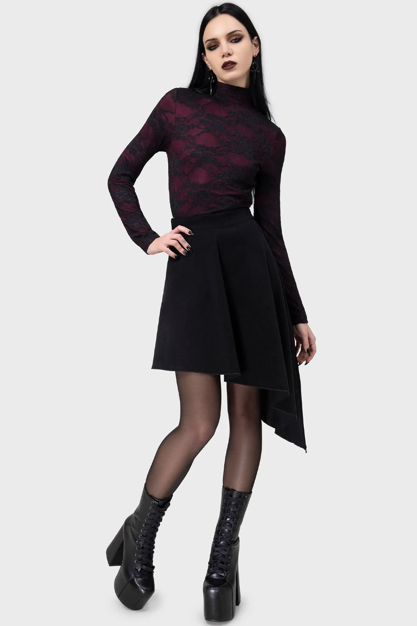 Sleek Motion Nether Realm Skirt