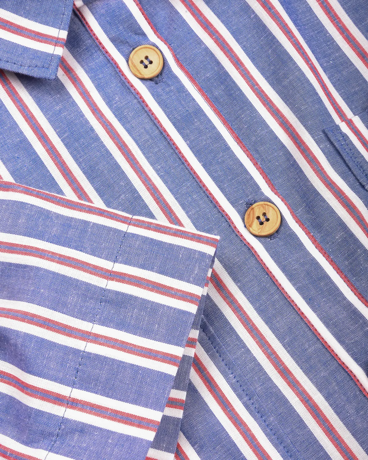 Smooth Mood Calm Outfit ARMOR LUX STRIPED SHIRT DRESS - SEAL/ECRU/ ROUGE