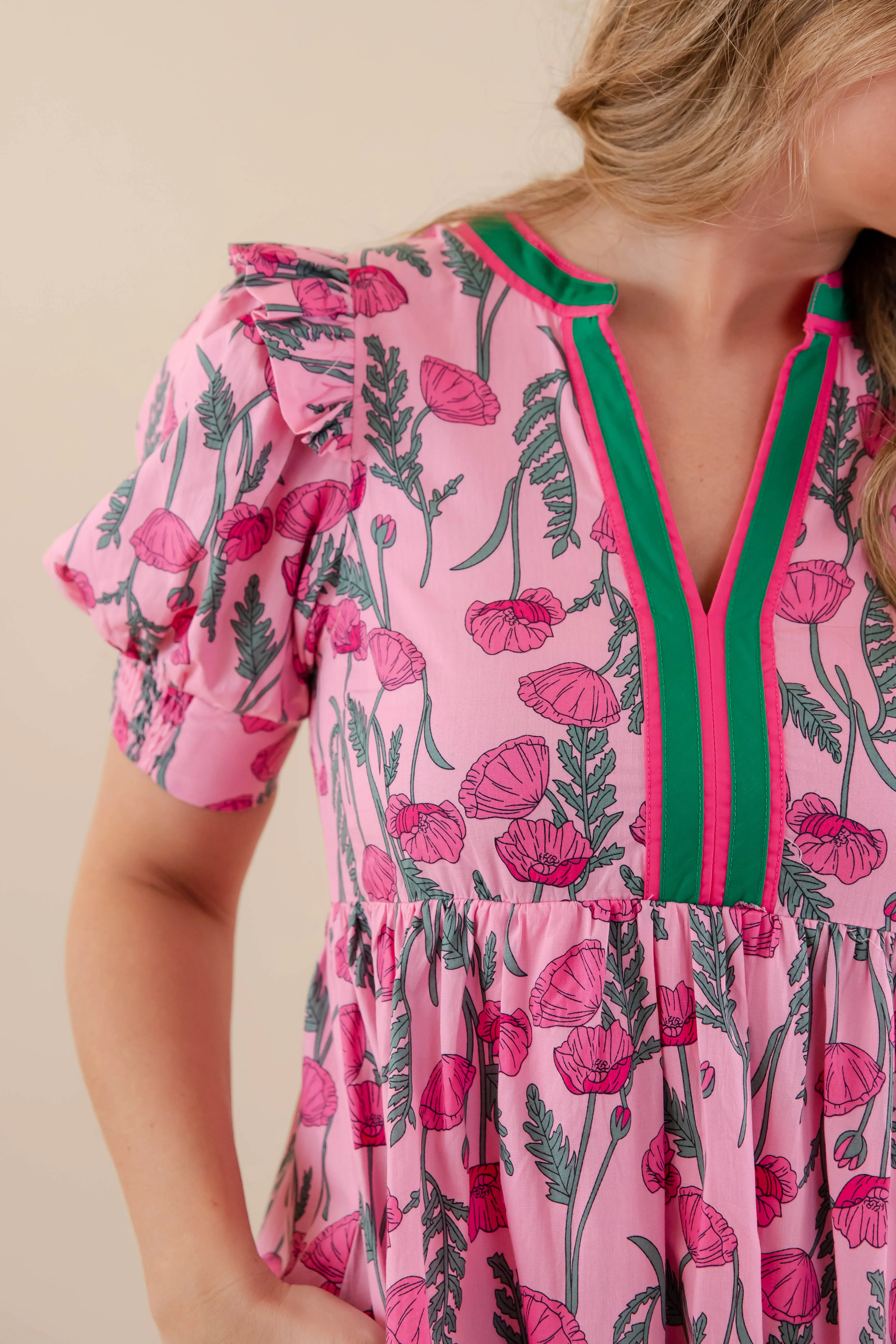 RESTOCK: Meet You Again Midi Dress Modern Layers Relaxed Waist Fit