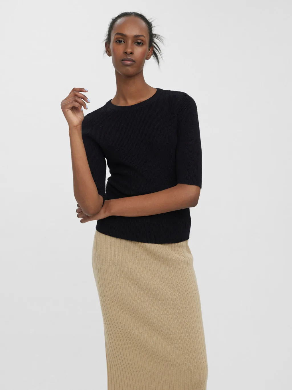 New Lex Sun 2/4 Knit Top WindproofBarrierTechnology Bound Edges