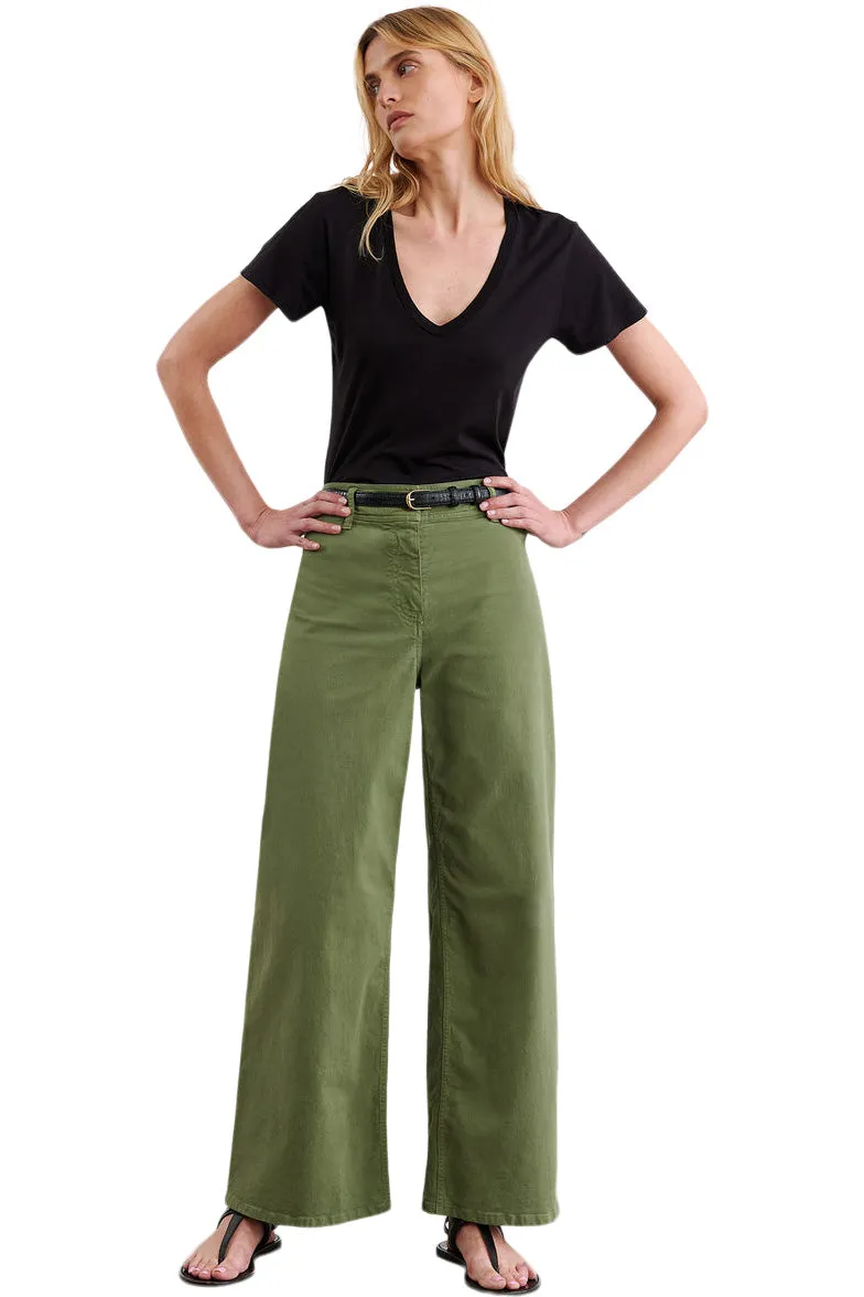 Nili Lotan Megan Pants in Camo Compact Packability Comfort Focused