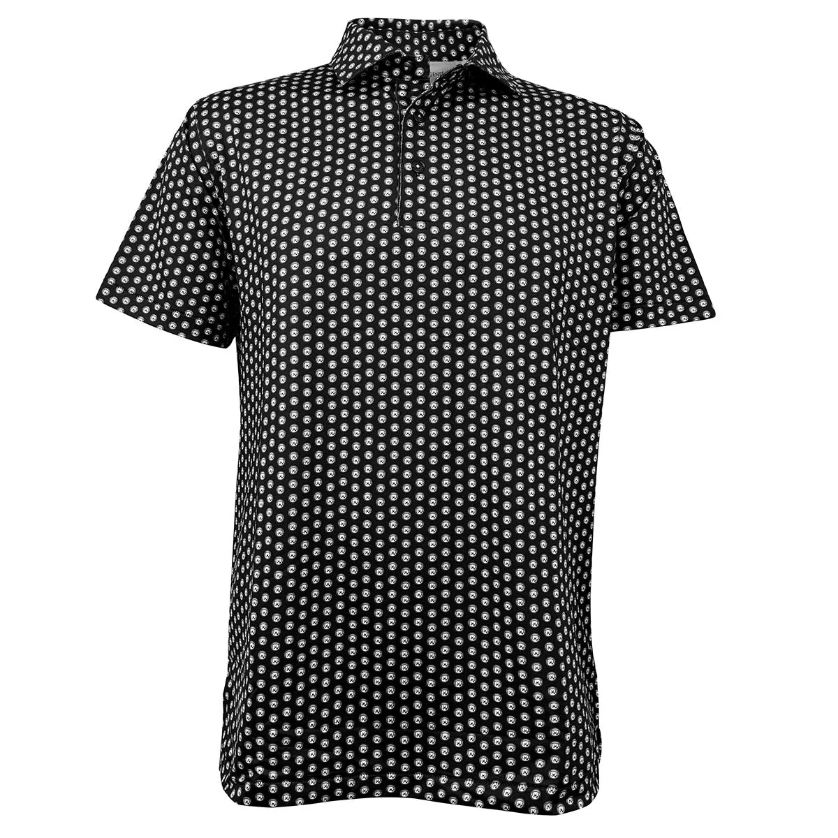 EcoFriendly Material Sporty Vibe All-Over Mascot Medallion Polo from Horn Legend