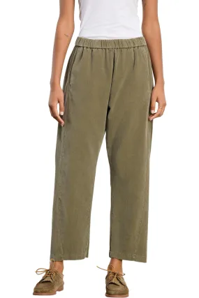 Velvet Laney Corduroy Pant in Fern Layered Panel Design Ultra Soft Blend