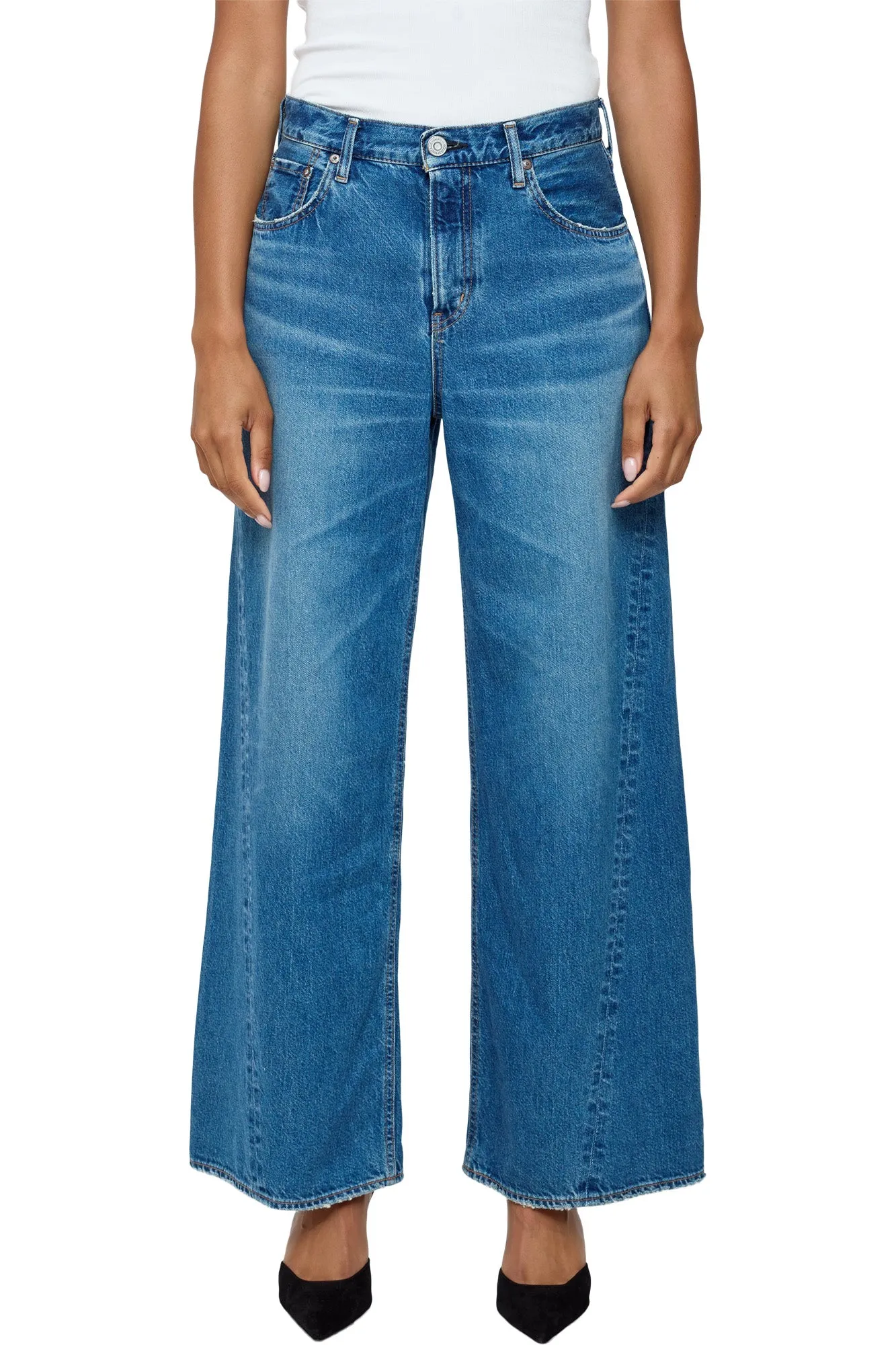 Moussy Denim Atlanta Twisted in Blue Neat And Easy Essential Look